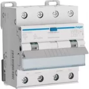 Disjuntor diferencial miniatura Hager 4P10kA B-40A 30mA tipo A ADX440D - disjuntor compacto (ADX440D)