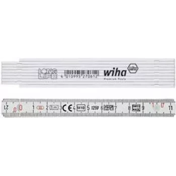 Régua de fibra de vidro Wiha 27061 — 1 m de comprimento, 13 mm de largura