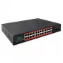 Switch de rede QOLTEC Gigabit Ethernet PoE 24xRJ45 2xSFP