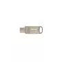 Pen drive PATRIOT PS64GT560DS5D 64 GB USB 3.2 (USB-A e USB-C), caixa rotativa em liga de zinco, prateado