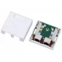 Conector fêmea RJ45 Alantec GN004, branco