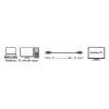 Cabo DisplayPort LogiLink CV0119 1 m preto