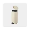 Balde do lixo redondo bege Brabantia NewIcon 30 L