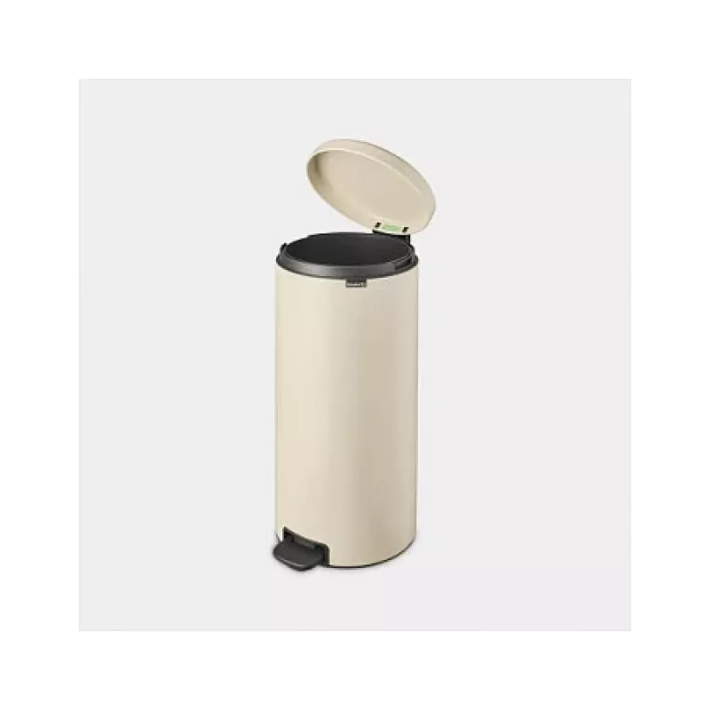 Balde do lixo redondo bege Brabantia NewIcon 30 L