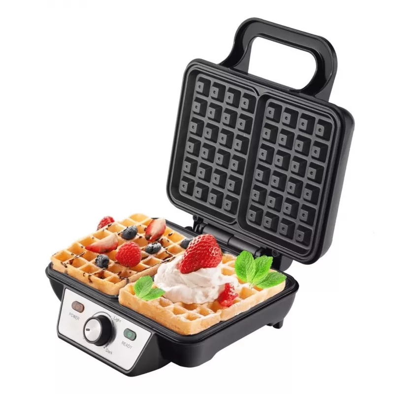 Máquina de waffles Camry CR 3046 2 S preto 1000 W (CR 3046) - Adler