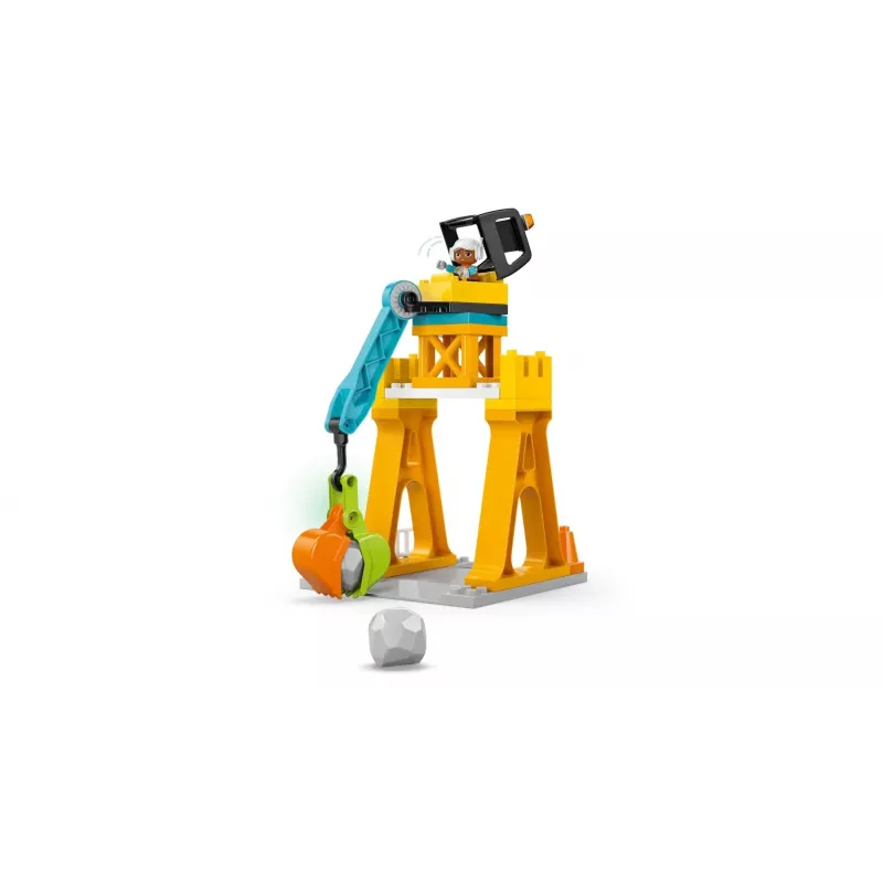 LEGO DUPLO 10476 3-em-1 Estaleiro de Obra e Veículos