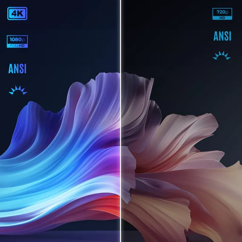 Projetor Extralink Smart Life Vision Pro 450 ANSI, 1080p, Android 9.0