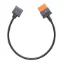 Cabo de alimentação para câmaras e baterias DJI CP.DY.00000045.02, 0,4 m, compatível com Mavic 3, Air 3, Power 500/1000, preto/laranja