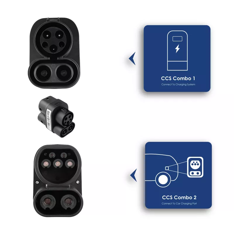 Akyga AK-SC-E11 Adaptador de carregamento EV CCS1 / CCS2 Compact 150A