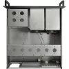 Caixa rackmount INTER-TECH IPC 4U-4508 preto — chassis 4U para servidor/PC, rackmount