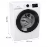 Máquina de lavar roupa Gorenje WPNEI84SBSWIFI/PL, 8 kg, classe de eficiência energética B