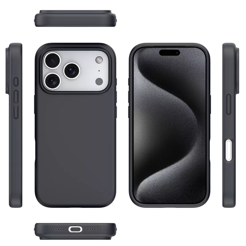 StyleShell SHOCK (preto, iPhone 17 Pro, compatível com MagSafe)