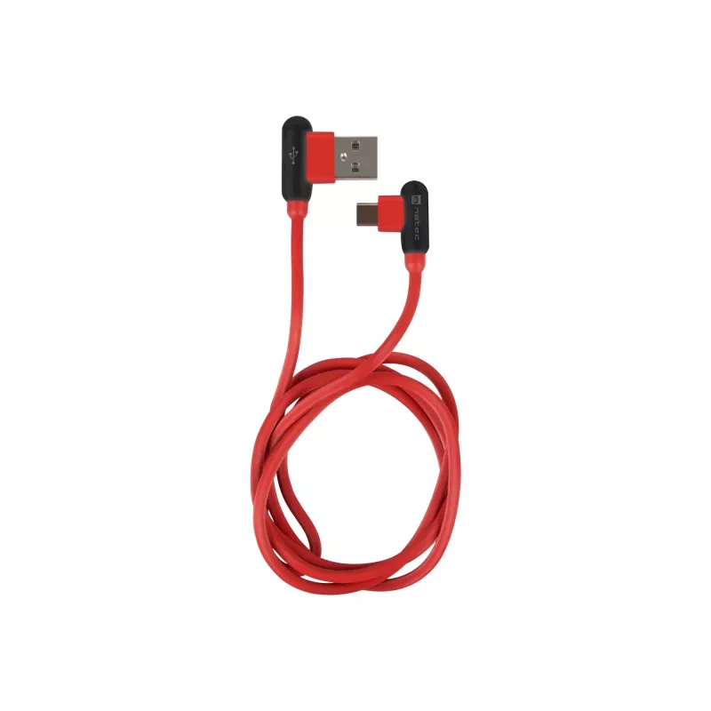 Cabo USB NATEC NKA-1201 USB 2.0 1 m USB A USB C preto vermelho