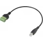 Cabo adaptador USB 2.0 Renkforce [1x ficha B 2.0 - 1x terminal de aperto] RF-6443964 30 cm (RF-6443964)