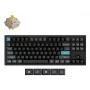 Teclado mecânico Keychron Q3 Ultra 8K — 80% QWERTY, com fios e Bluetooth, RGB, preto