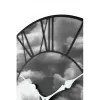 NeXtime Relógio 3037 Clouds, Ø39 cm, parede, preto