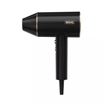Secador de cabelo Wahl Ionic Flow 2100 W preto, dourado
