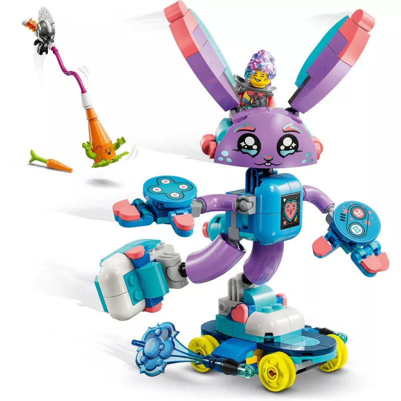 LEGO conjunto de construção LEGO 71490 Dreamzz Izzie e Bunchurro Gaming Bunny – conjunto de brincar de personagens