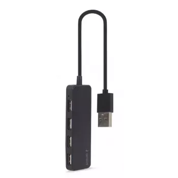 Hub USB 2.0 Gembird UHB-U2P4-06 — 4 portas, expansão USB compacta