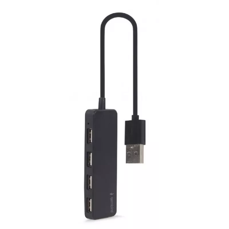 Hub USB 2.0 Gembird UHB-U2P4-06 — 4 portas, expansão USB compacta