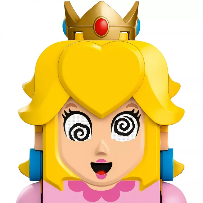 Brinquedo de construção LEGO 71441 Super Mario figura interativa LEGO Peach, compatível com o sistema LEGO