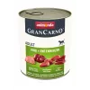 ANIMONDA GranCarno Adult Corações de Vaca e Pato – comida húmida para cães – 400 g