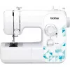 Máquina de costura Brother X17S semiautomática eletromecânica — 17 pontos, 750 SPM, braço livre