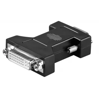 Adaptador de cabo Microconnect MONBG HD15 para DVI-I 24+5Pin preto