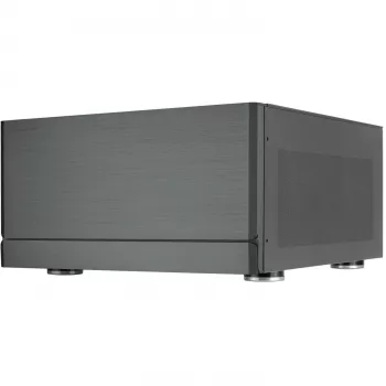 Caixa de PC SilverStone Crown 04 SST-CW04TB — formato HTPC, suporte SSI-EEB, cinzento-escuro