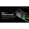 Nitecore HC70 UHE lanterna de cabeça, 1600 lm, 6 LED, IP68, recarregável por USB, alumínio, 172 g, preta