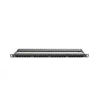 Lanberg PPU6-0024-B Patch panel 0,5HE