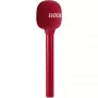Microfone de entrevista portátil Rode Interview GO – vermelho (compacto, de mão, plug-and-play)