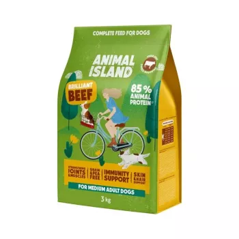 ANIMAL ISLAND Brilliant beef - alimento seco para cães - 3 kg