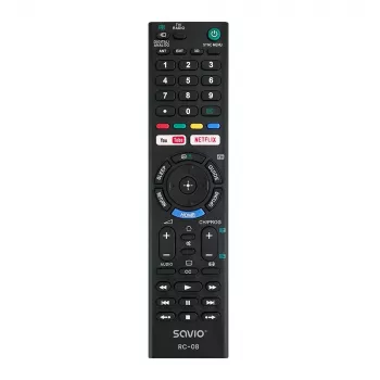 Comando à distância Savio RC-08 TV botões