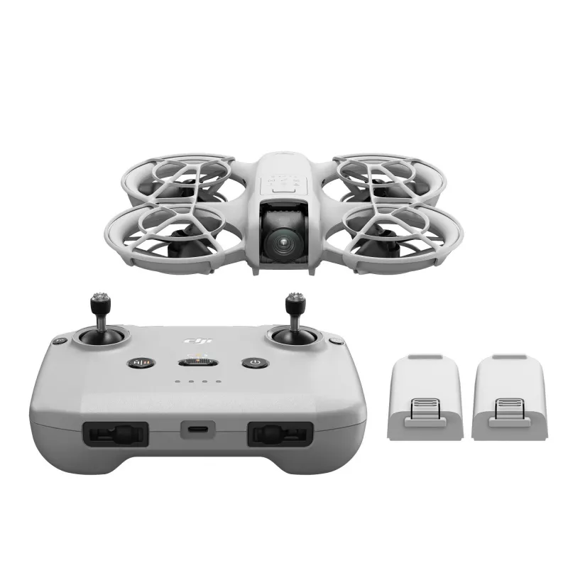 DJI Neo Fly More Combo (DJI-RC-N3) drone leve de 135g com câmara 4K Ultra HD, até 18 minutos de tempo de voo com 1 carga, 3x baterias, telecomando