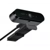 Logitech BRIO 4K Ultra HD Pro webcam 960-001106, 4096x2160, HDR, RightLight 3, zoom digital 5x, focagem automática, USB 3.0 (USB-C), preta