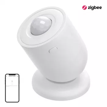 Sensor de movimento Sonoff SNZB-03P de parede, ângulo de deteção 110°, alcance 6 m, pilha CR2477, caixa de plástico