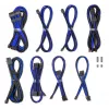 CableMod Dual Set 12V 2x6-pin para Corsair RMi/RMx – Kit de cabos de alimentação com sleeve individual, azul
