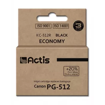 Tinta Actis KC-512R (substituto do Canon PG-512; Standard; 15 ml; preto)