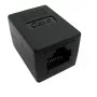 Acoplador modular RJ-45 VALUE Cat.6 não blindado preto