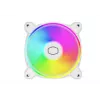 Cooler Master MasterFan MF120 Halo2 White Edition MFL-B2DW-21NP2-R2 ventoinha de caixa ARGB de 120 mm, 27 dB, 51,88 CFM, branca