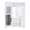 Caixa de computador DarkFlash B275 (branca) Mid-Tower compatível com ATX, I/O frontal, vidro temperado
