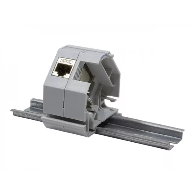 Logilink | adaptador para calha DIN para 1x módulo Keystone RJ45 | MP0053