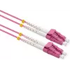 Cabo de fibra ótica VALUE 50/125µm OM4 - LC/LC - conector de baixa perda - violeta - 7 m