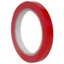 Fita adesiva de embalagem agipa 12 mm x 66 m PVC vermelho — para fechar sacos, 1 unid.