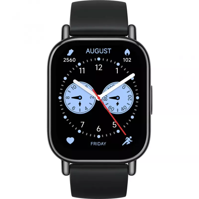 Smartwatch Xiaomi Redmi Watch 5 Lite — 1,96 polegadas AMOLED, GPS, 470 mAh, 48 mm, bracelete TPU, Preto