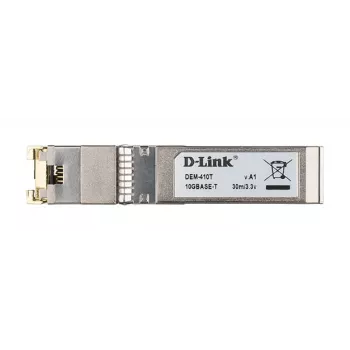 Transceptor de cobre D-Link SFP+ 10GBASE-T, cobre, 10000 Mbit/s, SFP+, T, 30 m, 10 Gigabit Ethernet
