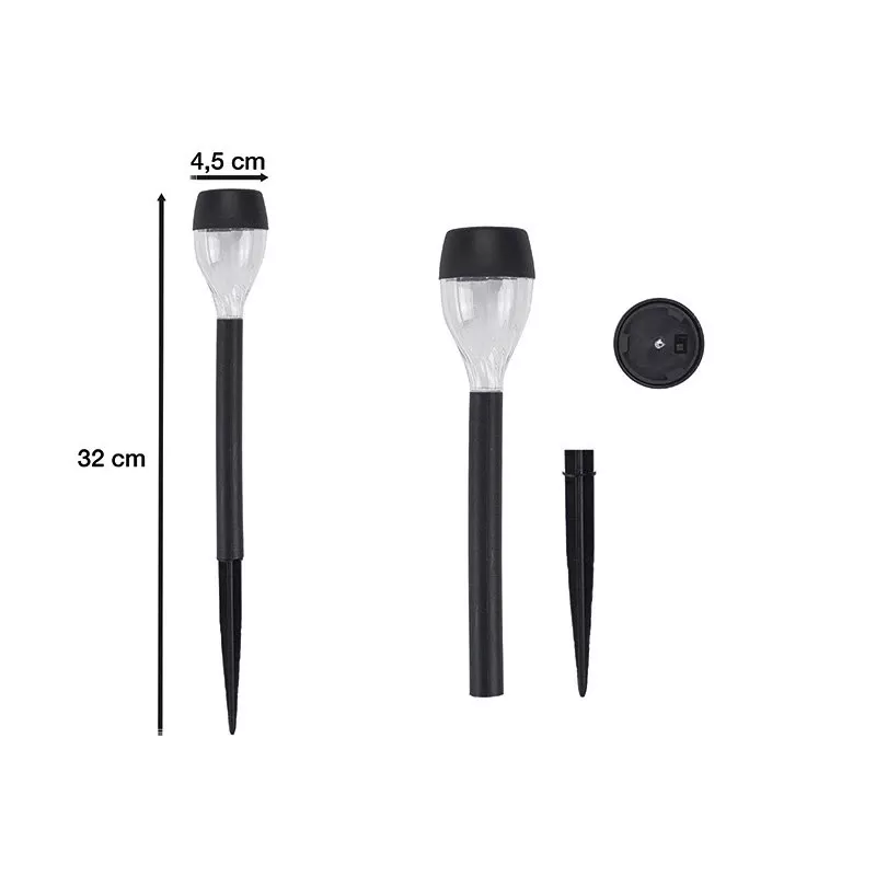Conjunto de luzes solares para exterior Beper P207ILO050 – 5 luzes à prova de água para jardim e caminho