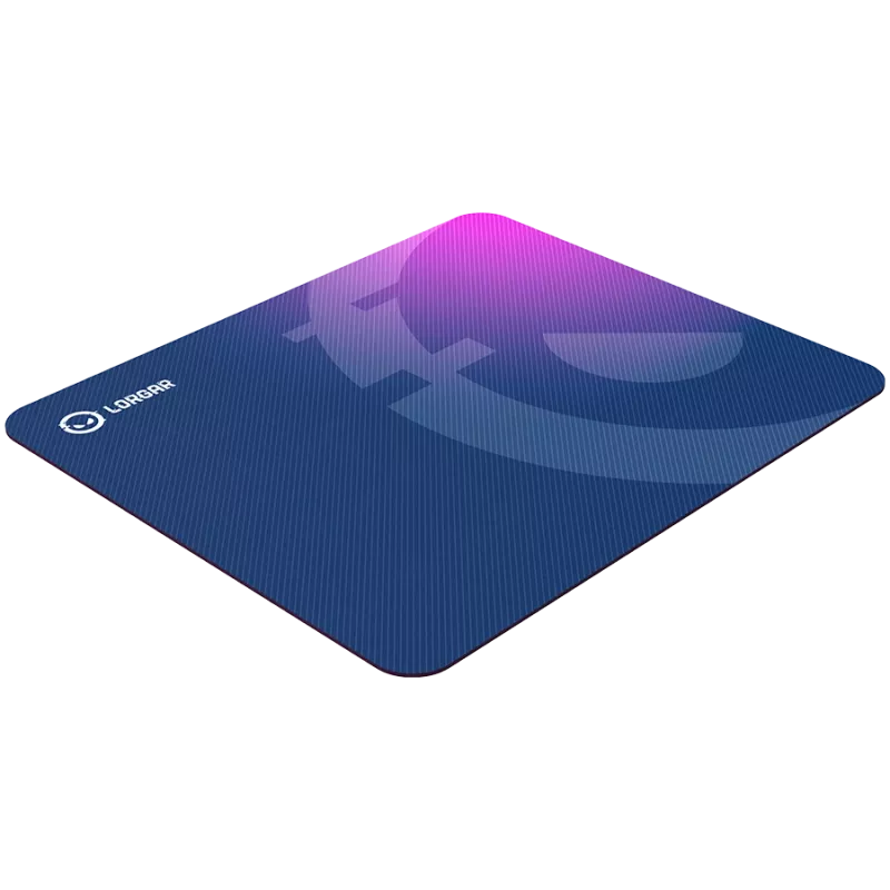 Tapete de rato gaming Lorgar Main 135 azul roxo 500x420 mm