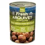 Comida húmida para cães ARQUIVET Fresh almôndegas de porco ibérico 400 g – alimento completo em lata, sem cereais, para cães adultos